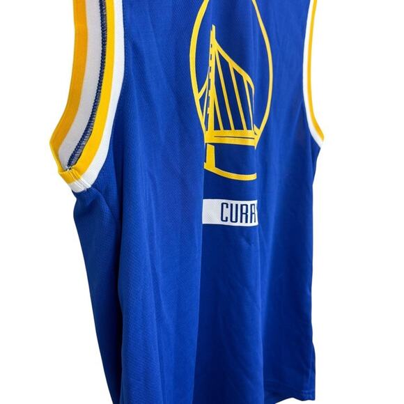 NBA Golden State Warriors Stephen Steph Curry 30 Jersey Blue Mens sz Large - Picture 3 of 15